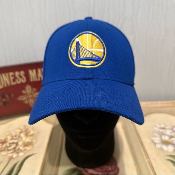 New Era Golden State Warriors Fitted Cap Hat Blue Sz M-L - Picture 13 of 13